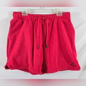 Nike Air Jordan Men's Red Essential Fleece Shorts Size Large